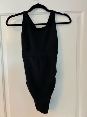Amazon Women's Black Maternity One-Piece Swimsuit